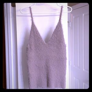 Faux-fur, Sparkly Tank Top